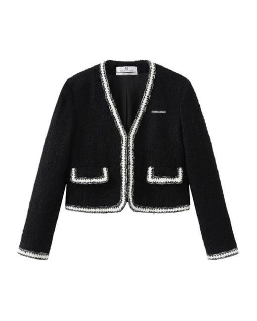 Marissa Chiara Black Long Sleeve Jacket