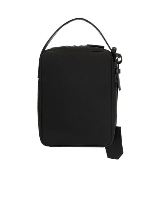 Givenchy Black Logo Hardware Double-Zip Pouch for men