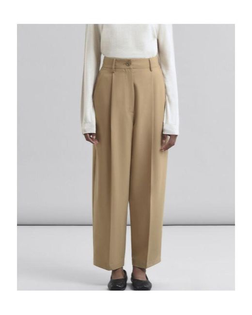 Marni Natural Logo Symbol Trousers