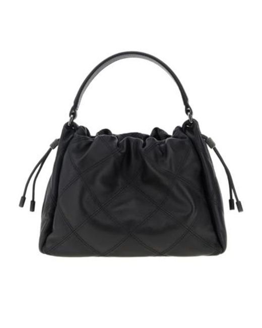 Brunello Cucinelli Black Bucket Mellow Small Handbag