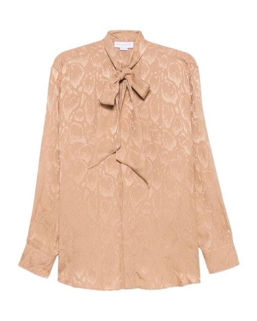 Stella McCartney Natural Jacquard Blouse