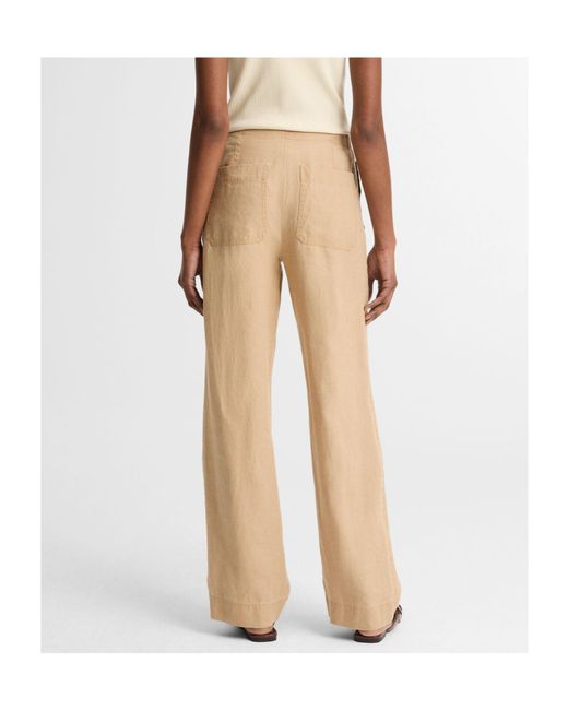 Vince Natural Elastic Waist Casual Pants