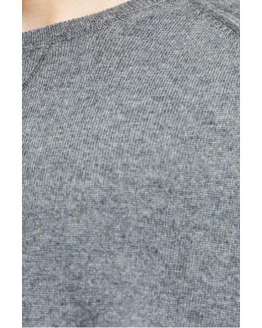 Officine Generale Gray Officine Générale Crew Neck Knitted Sweater for men