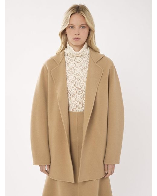 Chloé Natural Chloé Double Faced Coat