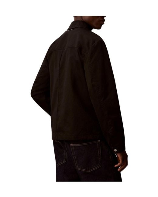 Calvin Klein Black Simple Jacket for men