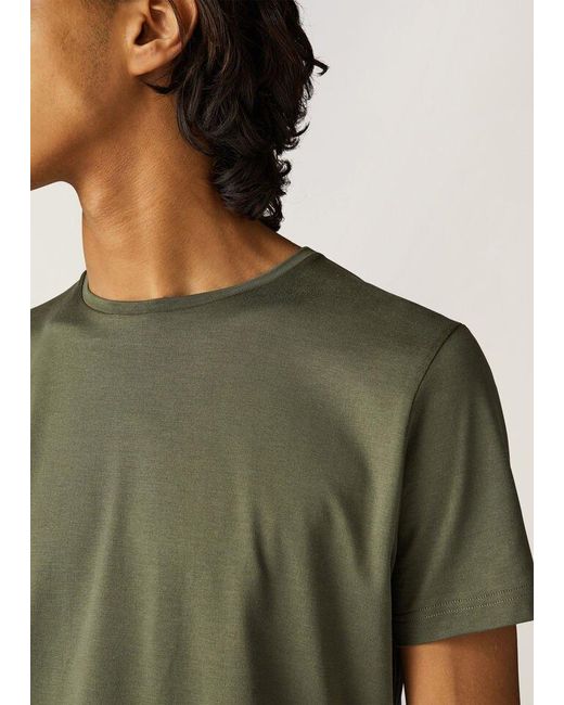 Loro Piana Green Levo Crew-Neck T-Shirt for men