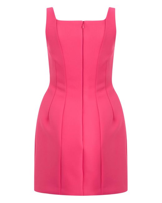 Philosophy Di Lorenzo Serafini Pink Pleated Mini Dress
