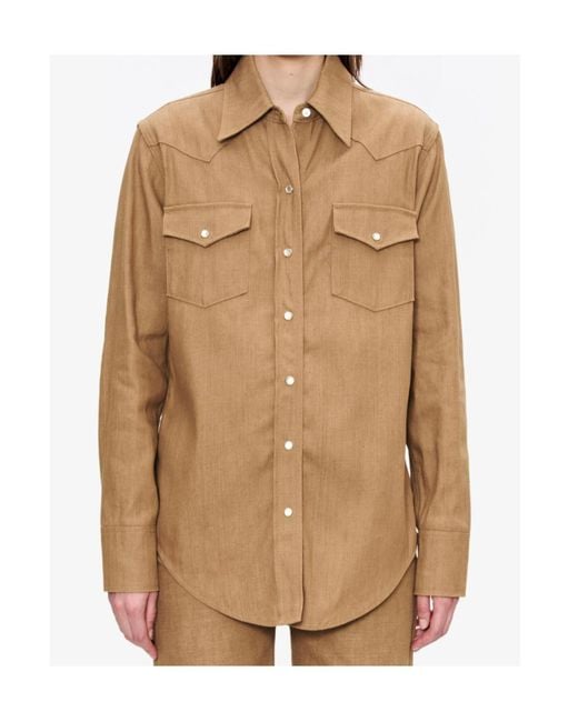 A.P.C. Natural Chest-Pocket Buttoned Shirt