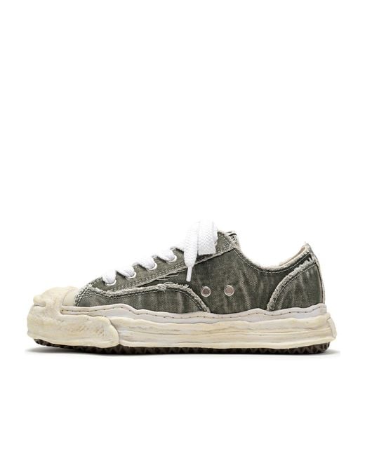Maison Mihara Yasuhiro Gray Hank Denim Low-Top Sneakers for men