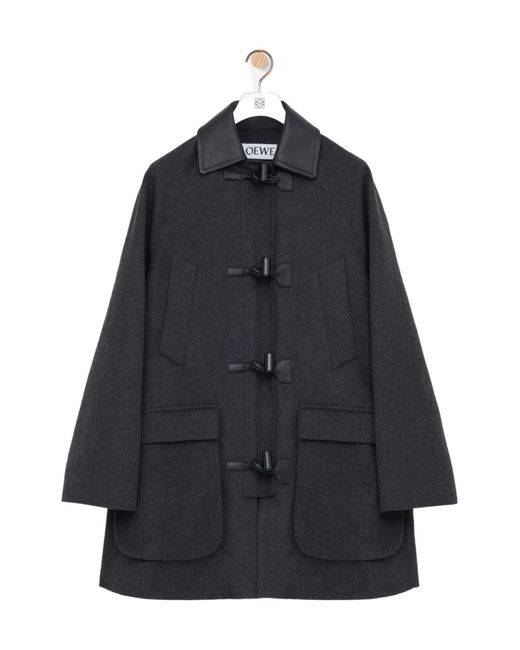 Loewe Blue Manteau En Laine Et Cachemire