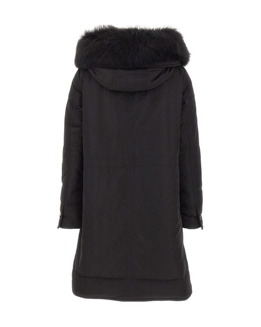 Peuterey Black Long-Sleeved Down Jacket