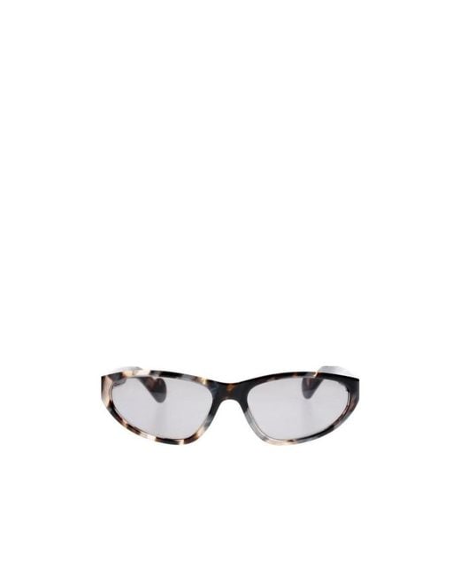 Moncler White Eyewear Cat-Eye Sunglasses for men