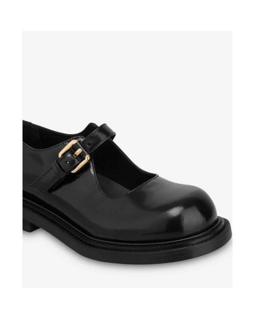 Moschino Black Olivia Loafers