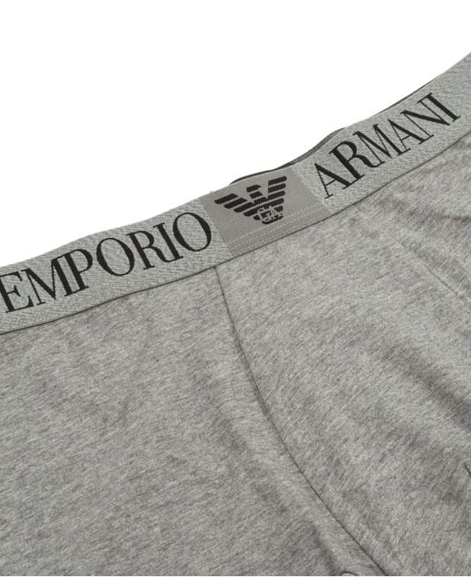 Emporio Armani Gray Elastic Waist Underwear for men