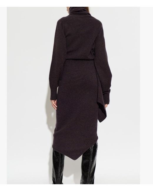 The Attico Blue Long Sleeve Dress