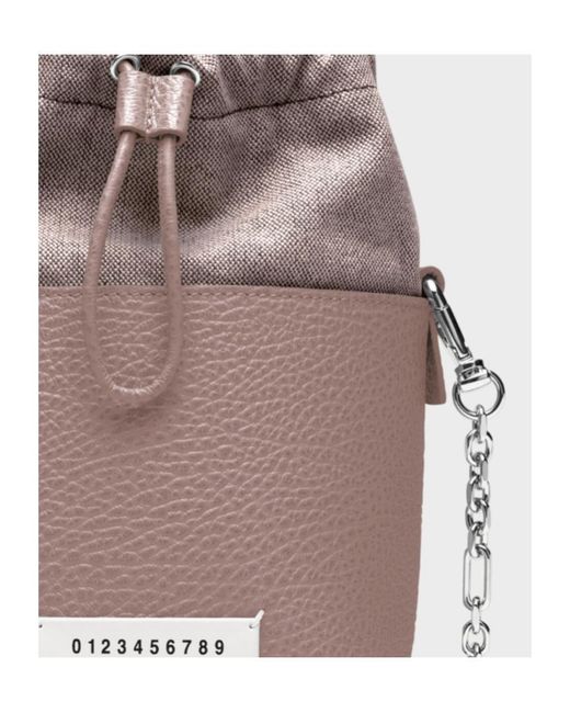 Maison Margiela Gray 5Ac Drawstring Bucket Bag