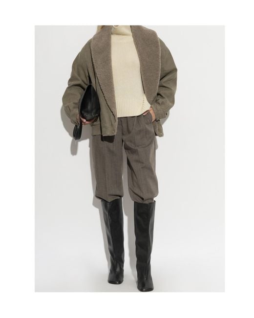 Lisa Yang Natural Femi Turtleneck Knitted Sweater