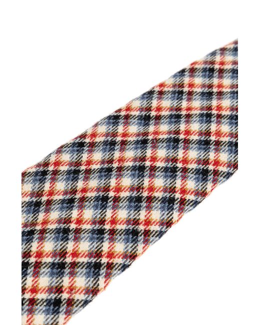 Dries Van Noten White Pointed Tie for men