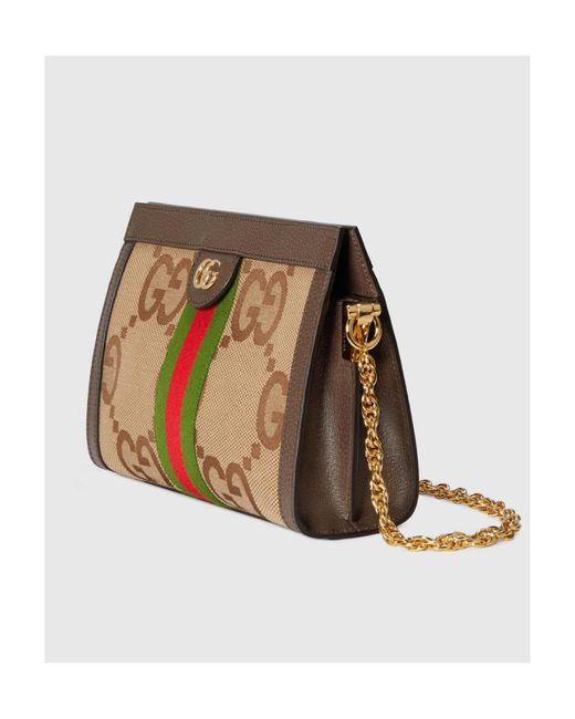 Gucci Natural Small Ophidia Jumbo Gg Bag
