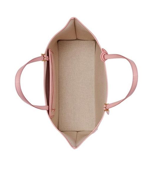 MCM Pink Medium Himmel Lauretos Top Handle Bag