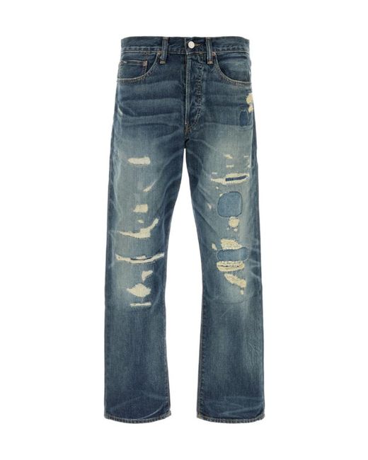 Polo Ralph Lauren Blue Distressed Jeans for men