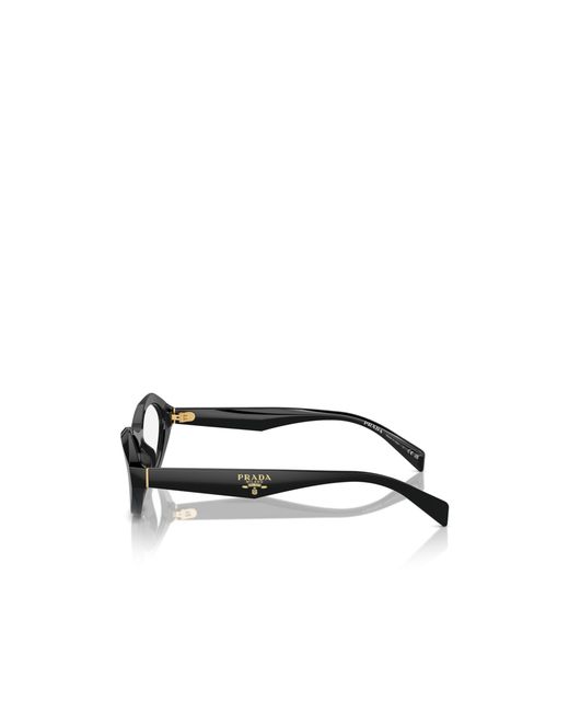 Prada White Eyewear Cat-Eye Glasses