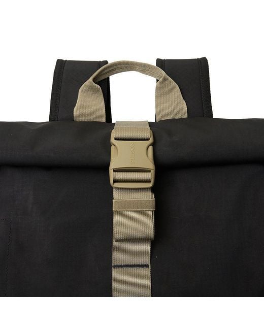 Filson Black Logo Print Backpack for men