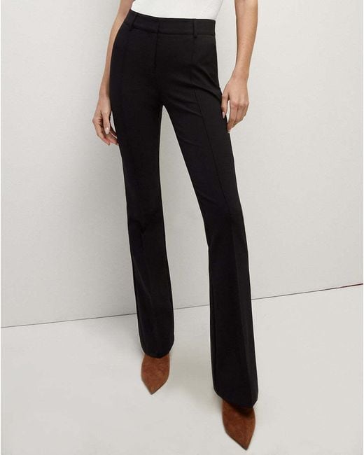 Veronica Beard Black Hibiscus Trousers