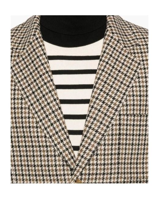 Valentino Brown Check Blazer for men