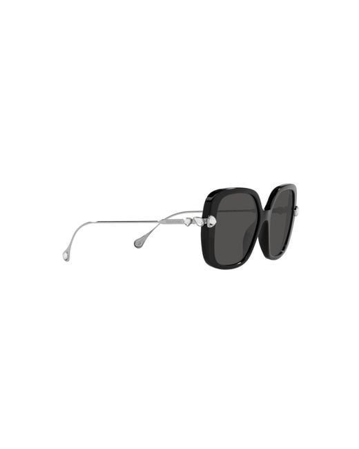 Swarovski Multicolor Oversized Square Frame Sunglasses