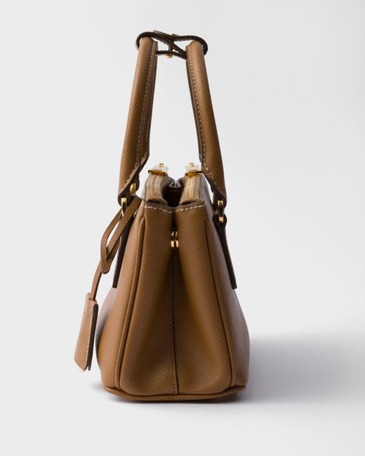 Prada Brown Galleria Mini Saffiano Leather Bag