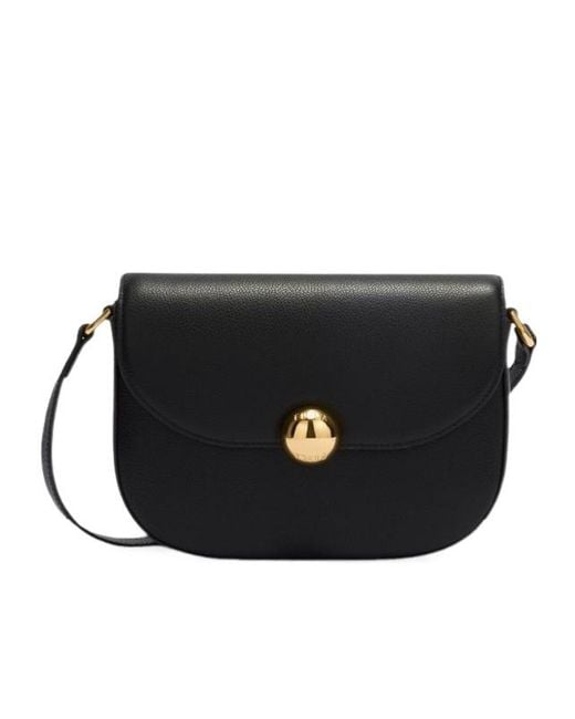 Furla Black Moonlight Small Shoulder Bag