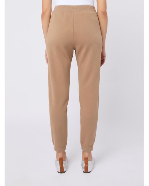 Max Mara Natural Logo-Embroidered Track Pants