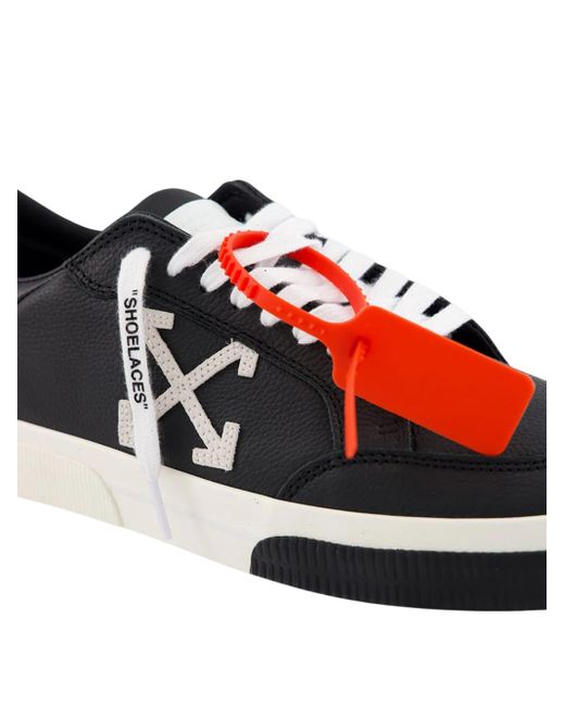 Off-White c/o Virgil Abloh Red New Low Vulcanized Lace-Up Sneakers for men