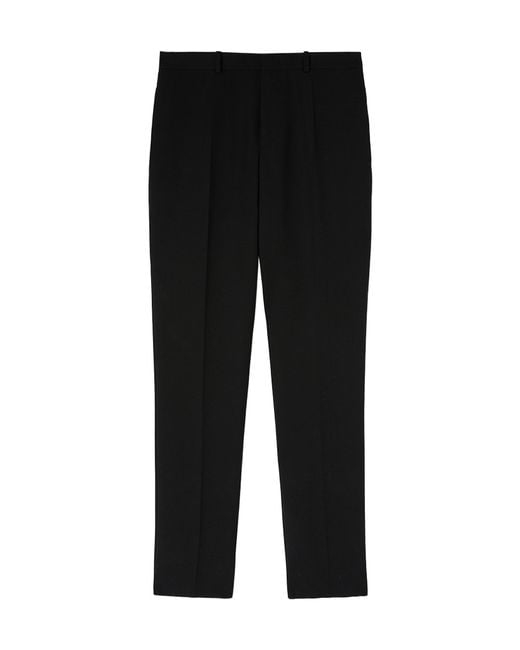 Jil Sander Black Mid-Waisted Tailored Trousers for men