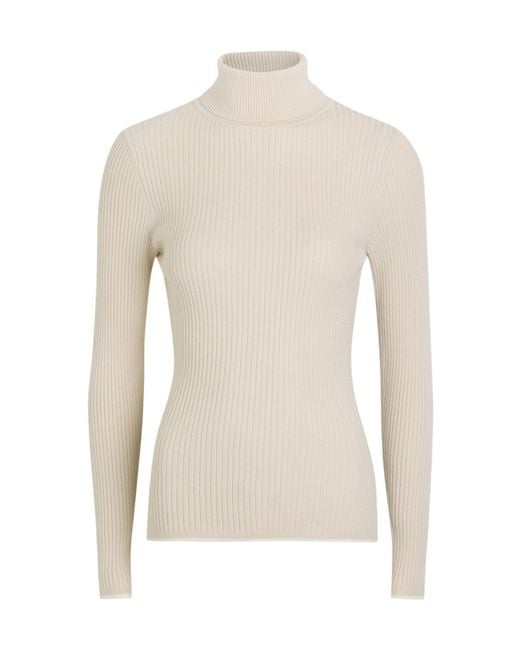 Varley White Ravena Ribbed Knit Top