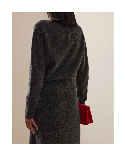 Closed Blue Mock-Neck Long-Sleeve Sweater