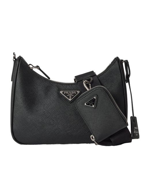 Prada Black Simple Leather Bag