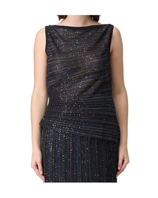 Missoni Black Sleeveless Vest