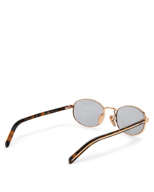 Prada White Fashion Big Frame Sunglasses