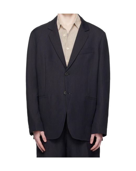 Studio Nicholson Blue Button Blazer for men