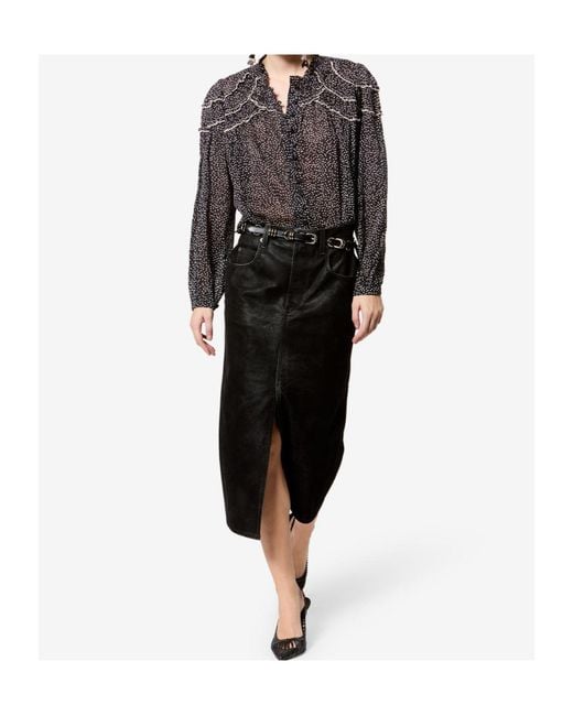 Isabel Marant Black Christa Top