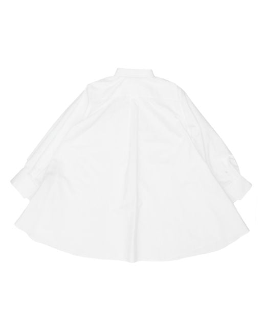 Céline White Collared Dress