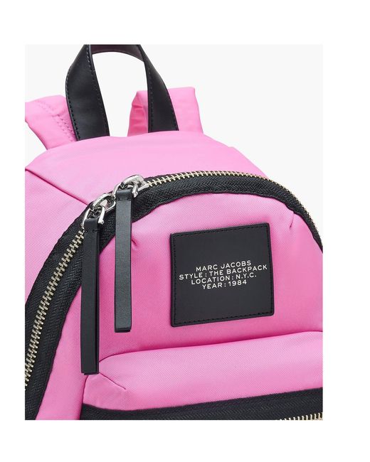 Marc Jacobs Pink The Biker Medium Backpack