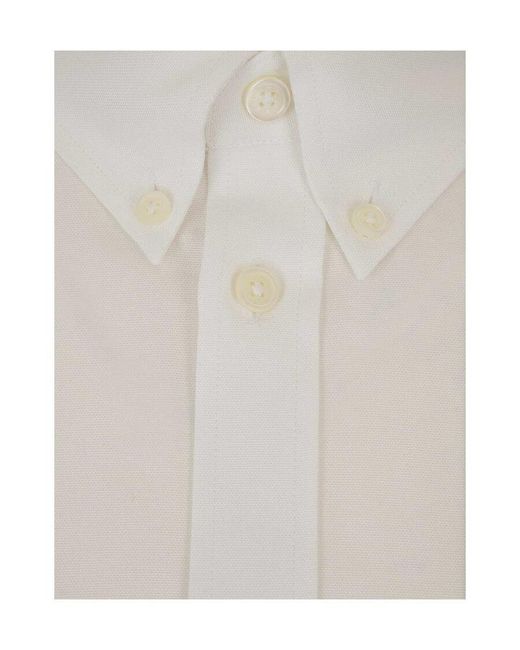 Givenchy White Logo Tape Shirt for men
