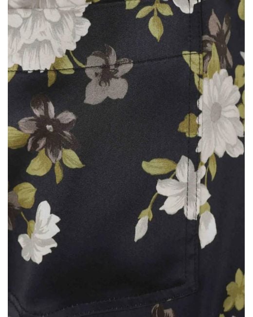 Tom Ford Gray Floral-Printed Straight-Leg Pajamas Trousers