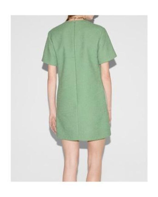 Gucci Green Cotton Bouclé Mini Dress