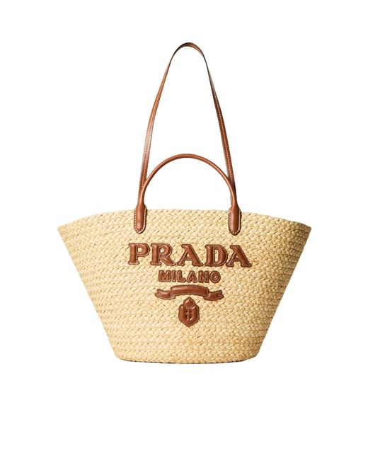 Prada Metallic Simple And Versatile Handbag