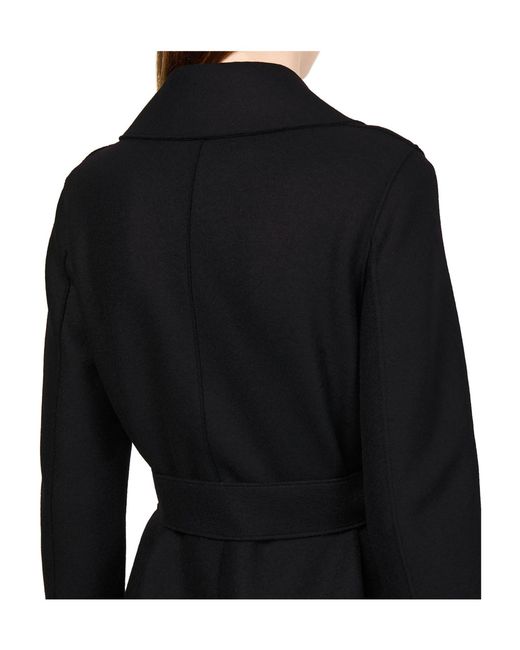 Harris Wharf London Black Maxi Coat