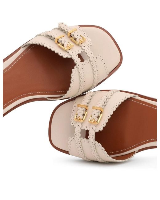 Zimmermann White Goldie Flat Sandals